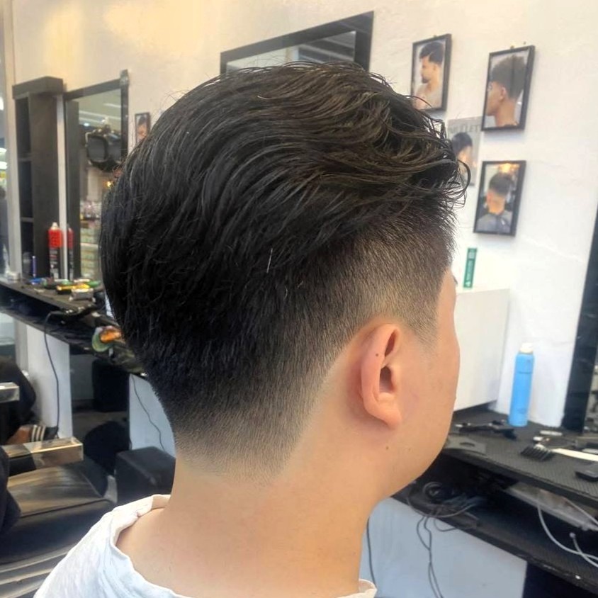 Men's buzz cut style